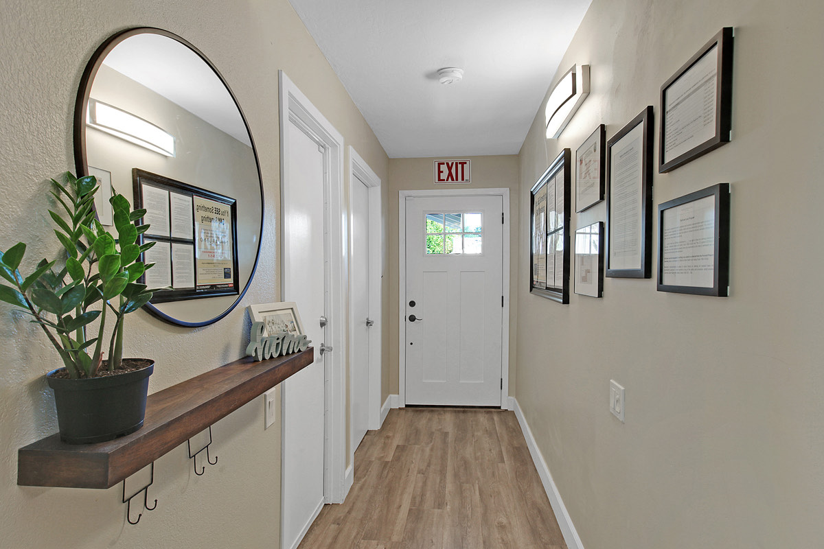 The entrance hall